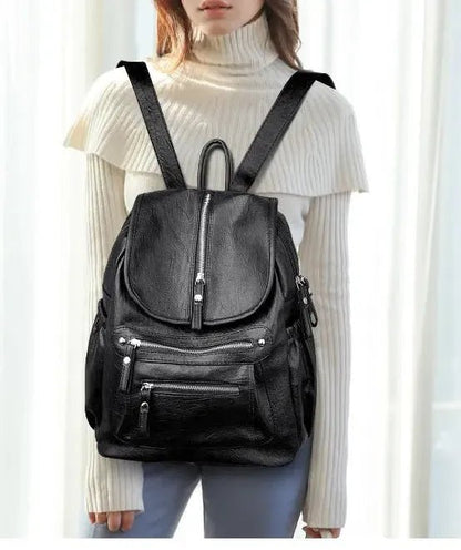 Sac à dos ville femme cuir vintage – Sac à dos