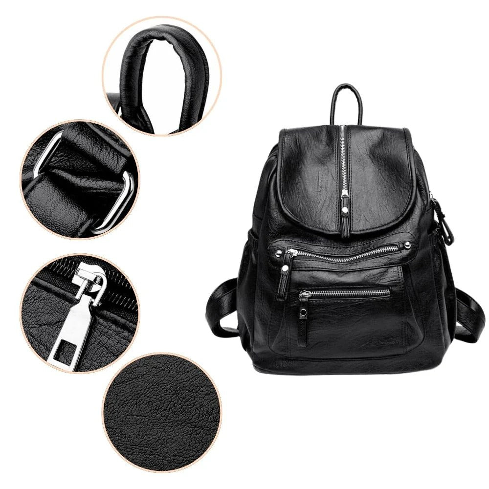 Sac à dos ville femme cuir vintage – Sac à dos