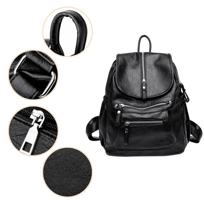 Sac à dos ville femme cuir vintage – Sac à dos
