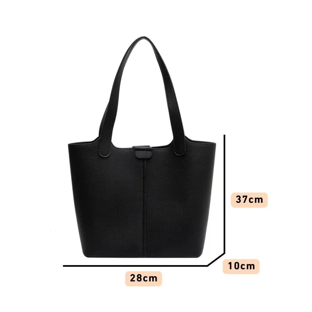 Sac cabas cuir souple bandoulière femme – Sac à main