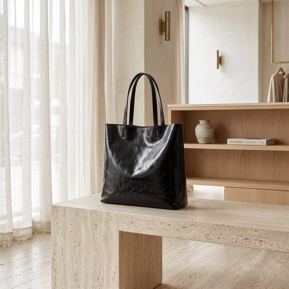 Sac cabas cuir vintage femme affaires – Sac à main