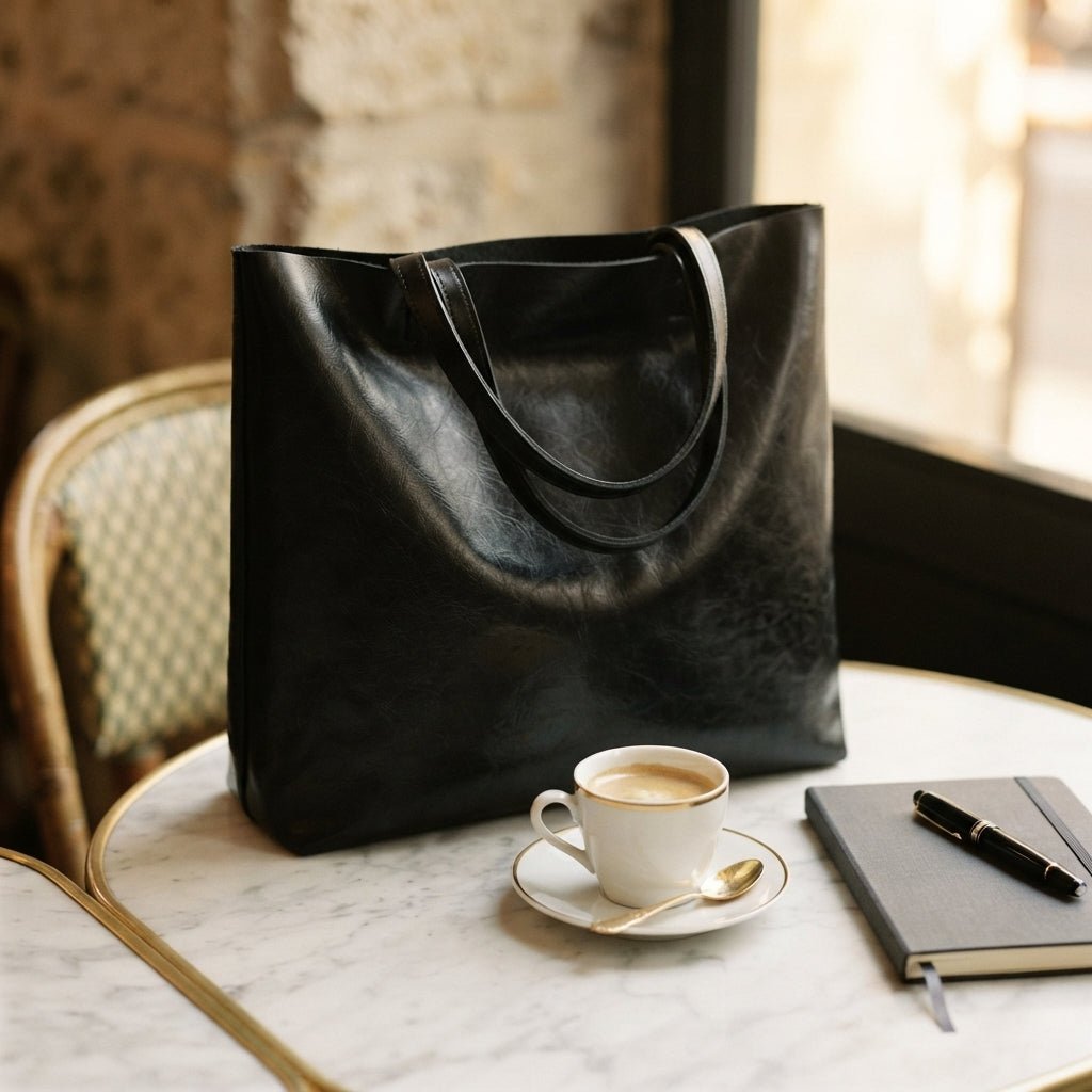 Sac cabas cuir vintage femme affaires – Sac à main