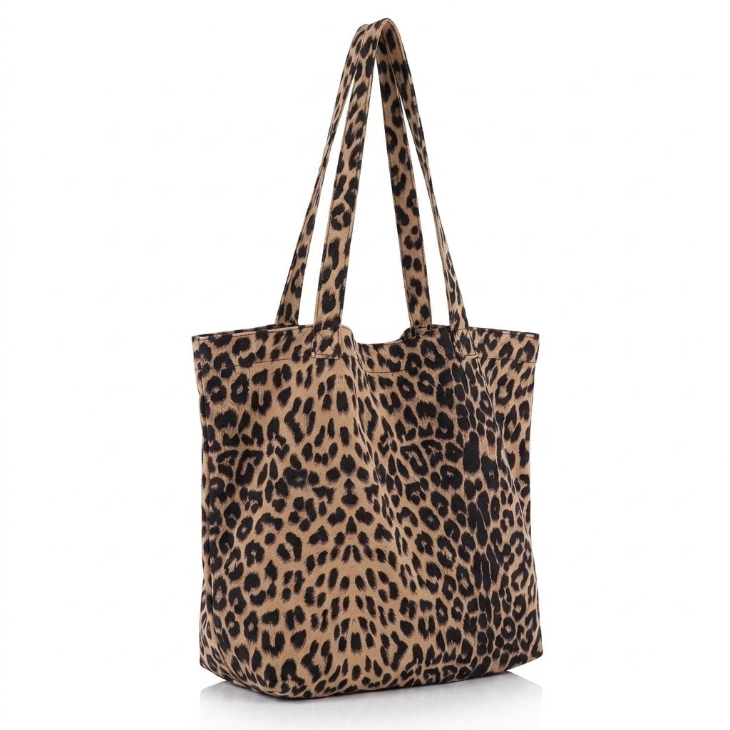 Sac Cabas Léopard Épaule Femme Shopping – Sac à main