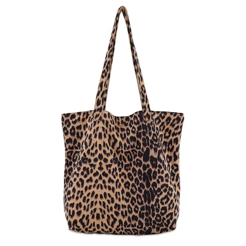 Sac Cabas Léopard Épaule Femme Shopping – Sac à main
