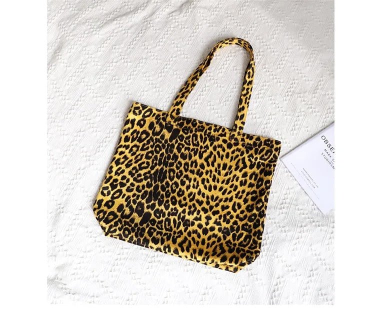 Sac Cabas Léopard Épaule Femme Shopping – Sac à main