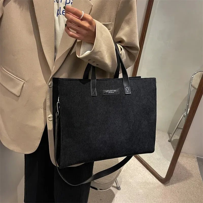 Sac cabas velours femme doux élégant – Sac à main