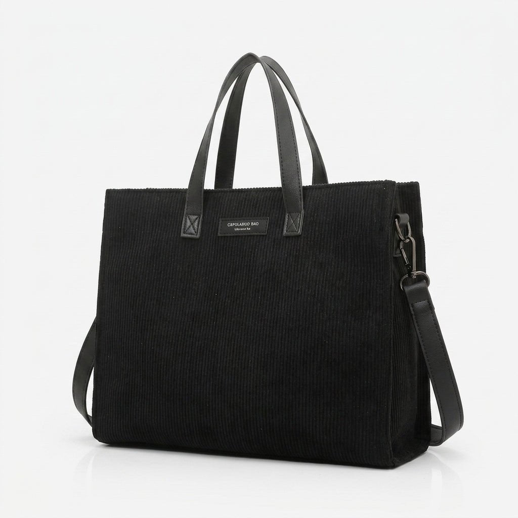 Sac cabas velours femme doux élégant – Sac à main