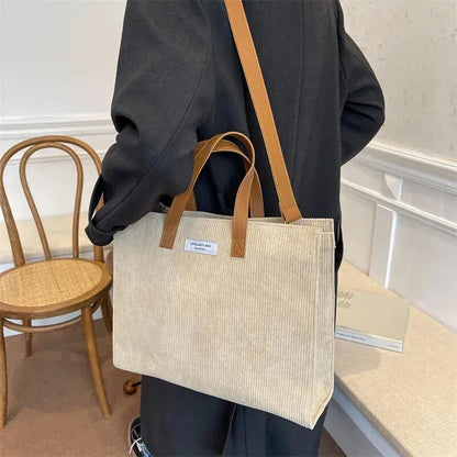 Sac cabas velours femme doux élégant – Sac à main