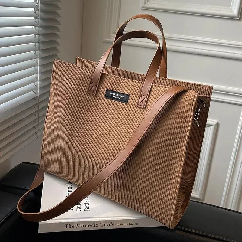 Sac cabas velours femme doux élégant – Sac à main