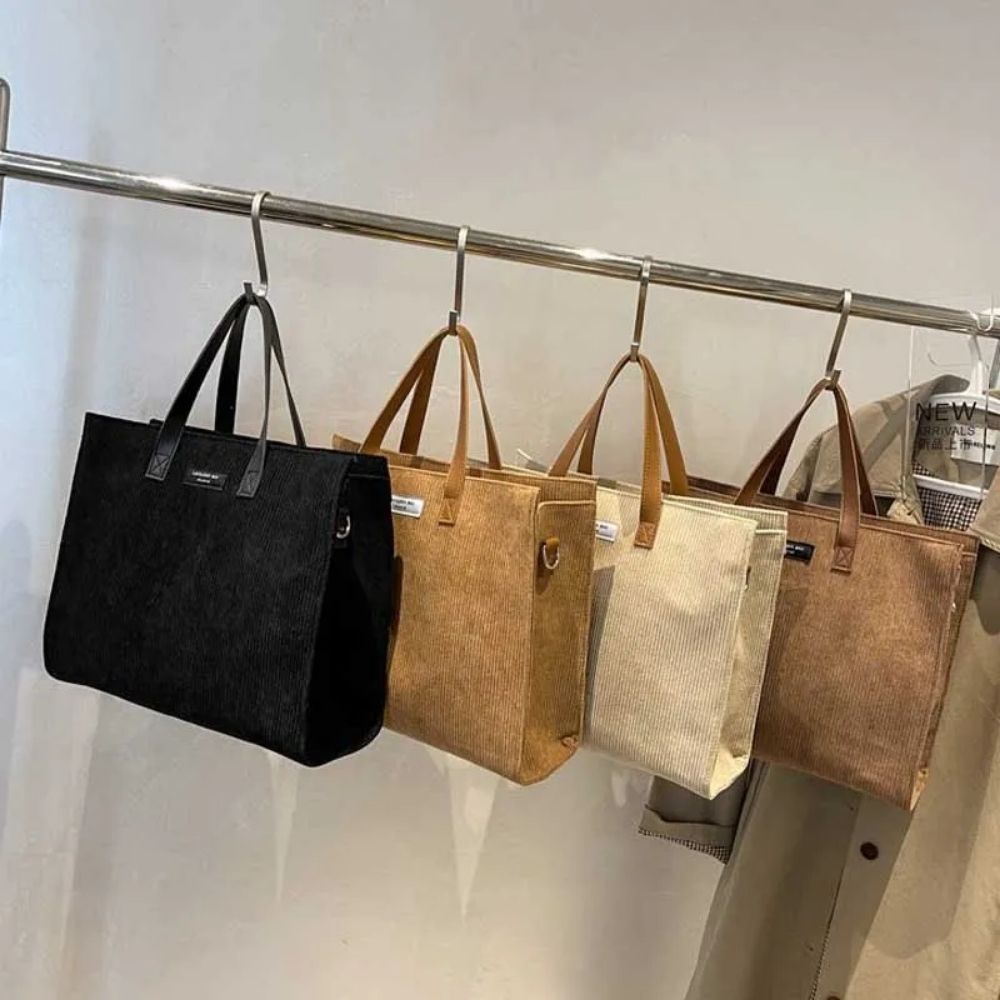 Sac cabas velours femme doux élégant – Sac à main