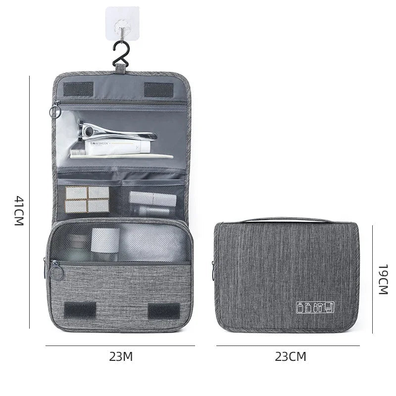 Trousse de Toilette Voyage Imperméable — Suspendue –